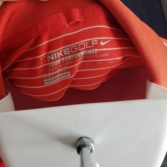 Nike Golf Tour Performance Dri Fit Polo Men Size XXL Red - Picture 2 of 6